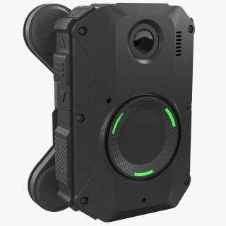 Body Camera with Magnet Mount 3D model