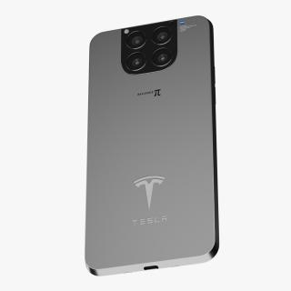 3D Tesla Phone Model Pi Screen Off