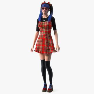 3D model Fashionable Chinese Woman