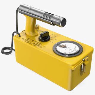 Victoreen CDV 700 Classic Civil Defence Geiger Counter 3D model