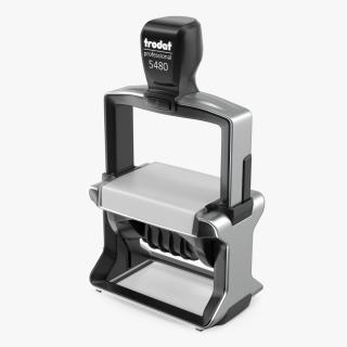 Trodat Professional 5480 Self Inking Dater Rigged 3D model