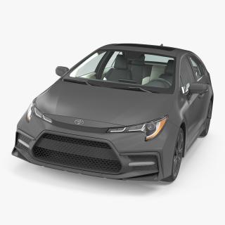 3D model Toyota Corolla 2020 Simple Interior