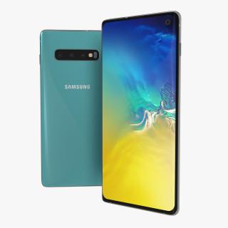 Samsung Galaxy S10 Aquamarine 3D model