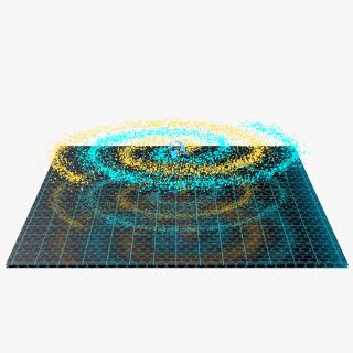 3D model Spiral Hologram