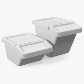 3D Storage Containers with Lid Set