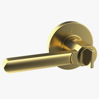 3D Gold Door Handle