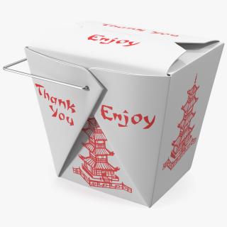 3D Chinese Restaurant Takeout Box 32 Oz