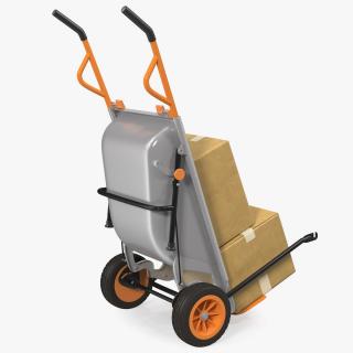 WORX Aerocart Cart with Cardboard Box 3D