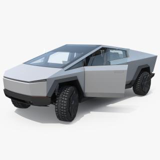 3D Tesla Cybertruck Rigged model