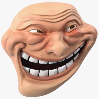 3D model Trollface Human