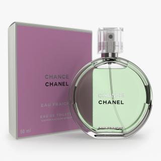 3D Parfum Chanel Chance Eau Fraiche with Box