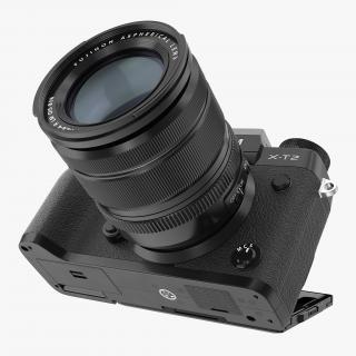 3D Digital Camera Fuji X-T2 Rigged