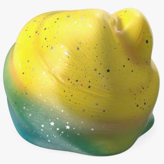 Yellow Blue Toy Slimes 3D