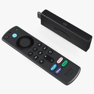 3D Amazon Fire TV Stick 3rd Gen with Alexa Voice Remote Set
