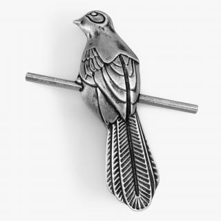 3D model Silvery Mockingbird Badge
