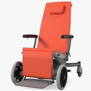 SELLA Multifunctional Transport Chair Rigged 3D model