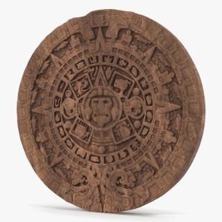 3D Maya Calendar Wood model