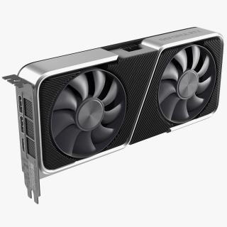 3D model Nvidia GeForce RTX 3070 Founders Edition