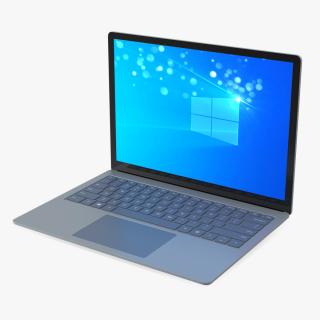 3D Microsoft Surface Laptop 4 13 Inch Ice Blue model
