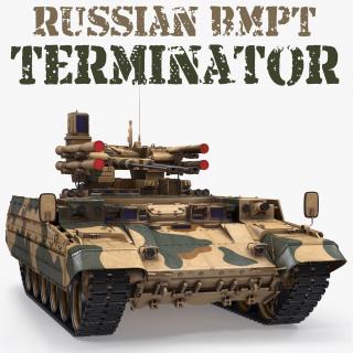 Russian Armored Fighting Vehicle BMPT 3D