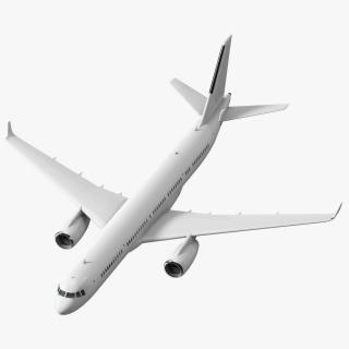 Narrow-Body Jet Airliner Blank Livery Flight 3D model