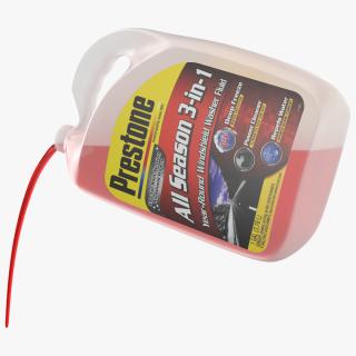 3D All Season Windshield Washer Prestone with Pouring Fluid