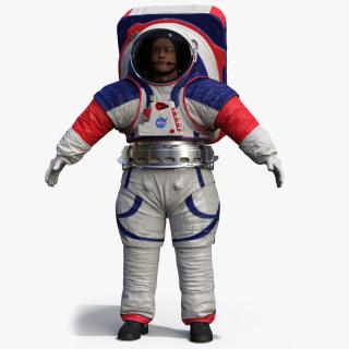 Spacesuit NASA Astronaut Artemis xEMU Rigged 3D model