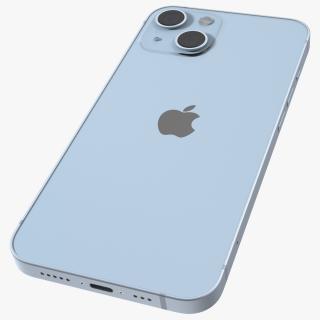 3D model Apple iPhone 14 Blue