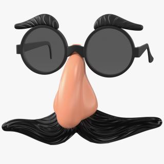 Groucho Disguise Glasses 3D model