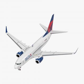 3D model Boeing 737-700 Delta Air Lines