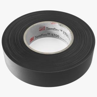 3D Temflex 3M Vinyl Electrical Tape Black model