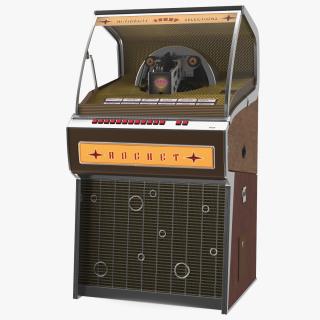Sound Leisure Vinyl Rocket Jukebox 3D model