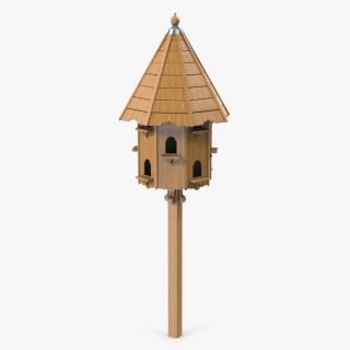 Twelve Nest Dovecote Wooden 3D