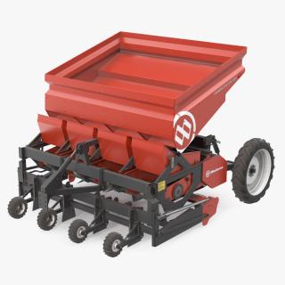 Miedema Structural 4000 Potato Planter Red Used 3D