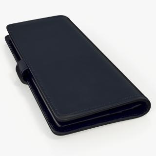 Long Wallet Black 3D