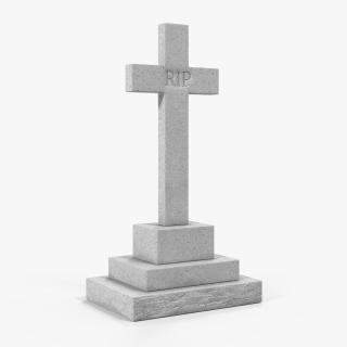 Granite Cross Memorial 3D