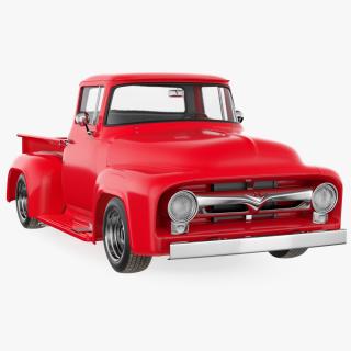 3D 1956 Ford F100 Pickup Truck Tuned model