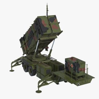 3D model MIM-104 Patriot SAM Battle Position
