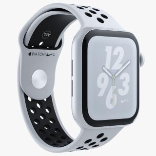 3D White Apple Watch Series 4 Nike