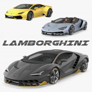 Lamborghini Cars Collection 3D