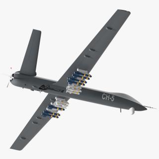 3D CH-5 Rainbow UAV Flight model