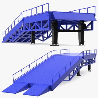 Portable Trailer Loading Dock 3D model