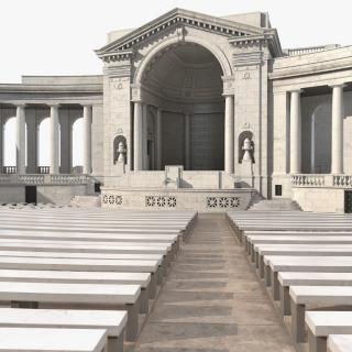 Arlington National Cemetery Memorial Amphitheater 3D model