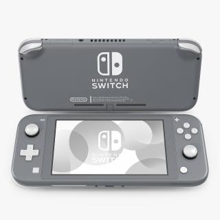 3D model Nintendo Switch Lite Gray