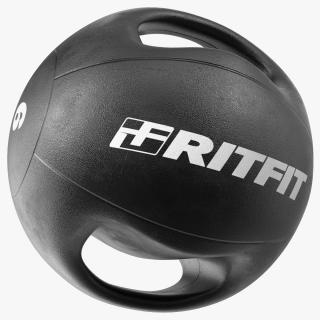 Dual Grip Medicine Ball Ritfit 6LB 3D model