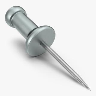 Metal Push Pin 3D model