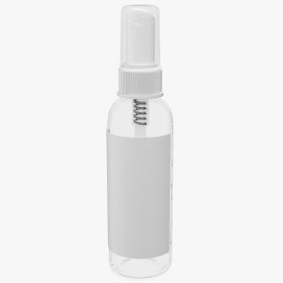 3D Empty Plastic Spray Bottle