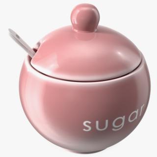 Sugar Bowl Red 3D model
