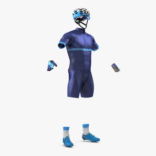 3D model Cyclist Suit Generic