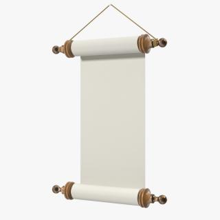 3D model Paper Scroll Wall Hanging